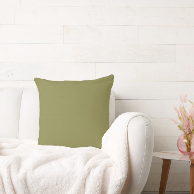 Almofada Solid Medium Tone Olive Green (Sofá)