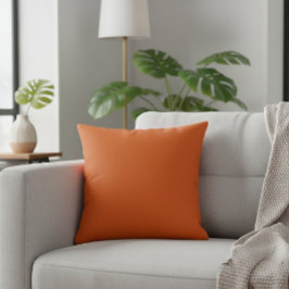 Almofada Solid Orange Cushion for Autumn Decorations