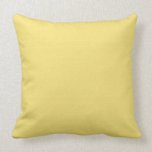 ALMOFADA SÓLIDO CHIQUE DO AMARELO DE MANTEIGA DE