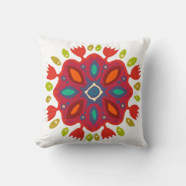 Almofada SOLTEIRO branco FLOR XL