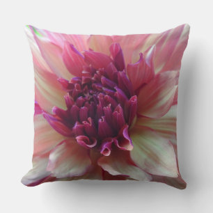 Almofada Sombras Rosa Dahlia Fecham Travesseiro decorativo