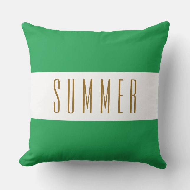 Almofada Sombreado Verde Amarelo Verde Brilhante Largas bra (Frente)