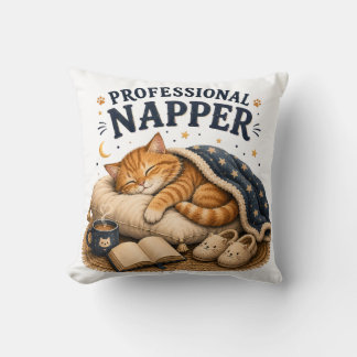 Almofada Soneca Profissional – Design Aconchegante de Gato
