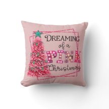 Sonhando Com Luzes De Marque De Natal Rosa