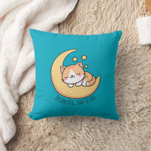 Almofada Sonhe Grande, Cochilar Frequentemente Gato Na Lua