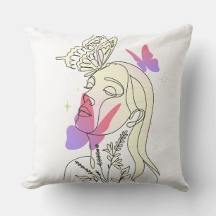 Almofada Sonho de borboleta - travesseiros decorativos artí