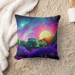 Almofada Sonho fantasia natureza noite sob lua