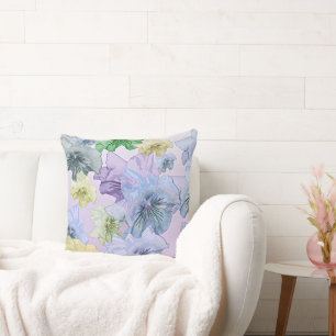 Almofada Sonho Floral Pastel, Pansias Bonito,