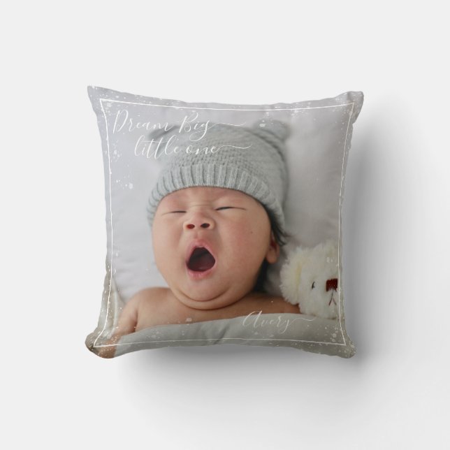 Almofada Sonho grande, pequeno, personalizável (Frente)