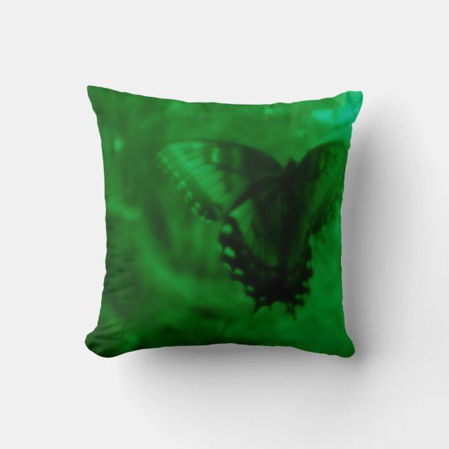 Almofada Sonhos de Borboleta - Verde (Frente)
