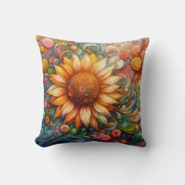 Almofada Sonhos de girassol