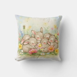 Almofada Sonhos em Flores, Bunnies