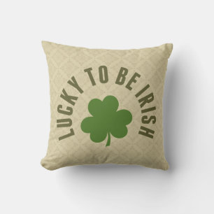 Almofada Sorte De Ser Irlandês Reversível