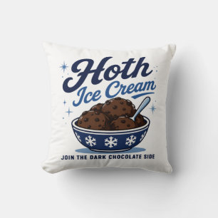 Almofada Sorvete Hoth Chocolate Preto Engraçado