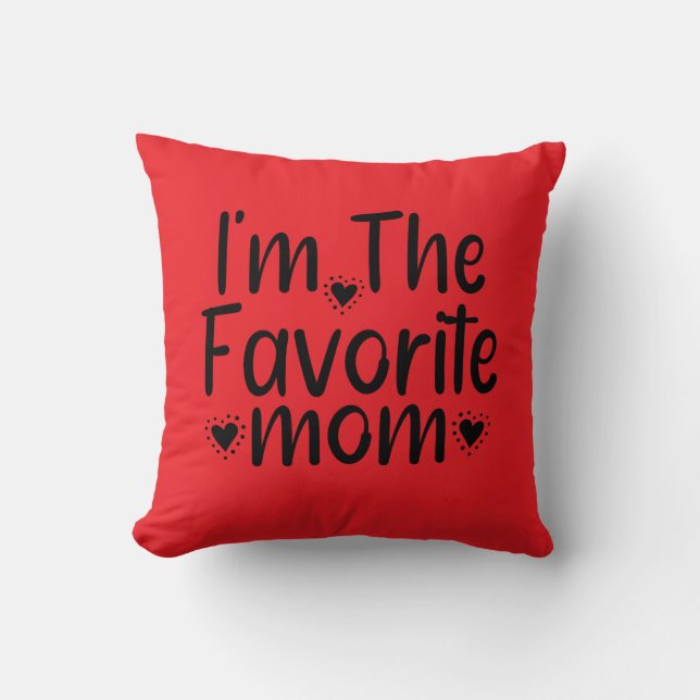 Almofada Sou a mãe favorita (Frente)