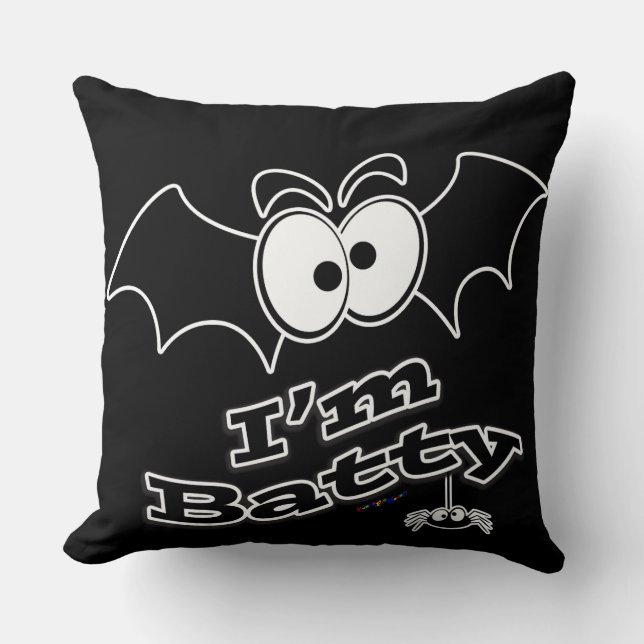 Almofada Sou Batty Crazy Eyes (Frente)