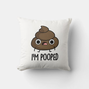 Almofada Sou Pooped Cute Poop Poo Pun
