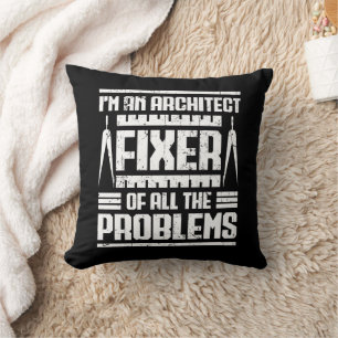 Almofada Sou um arquiteto consertador de todos os problemas