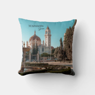 Almofada Souvenir paisagem da Espanha de Madrid