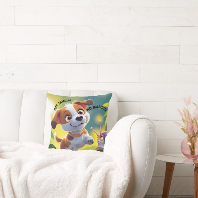 Almofada Soy familia, Not a Pet (Sofá)