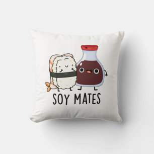 Almofada Soy Mates Engraçados Molho De Soja
