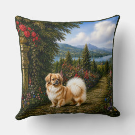 Almofada Spaniel Tibetano Renascença