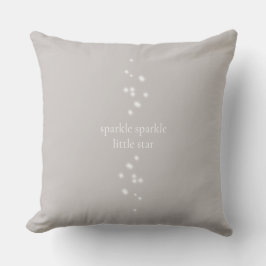 Almofada Sparkle Sparkle Little Star Silver Cinza