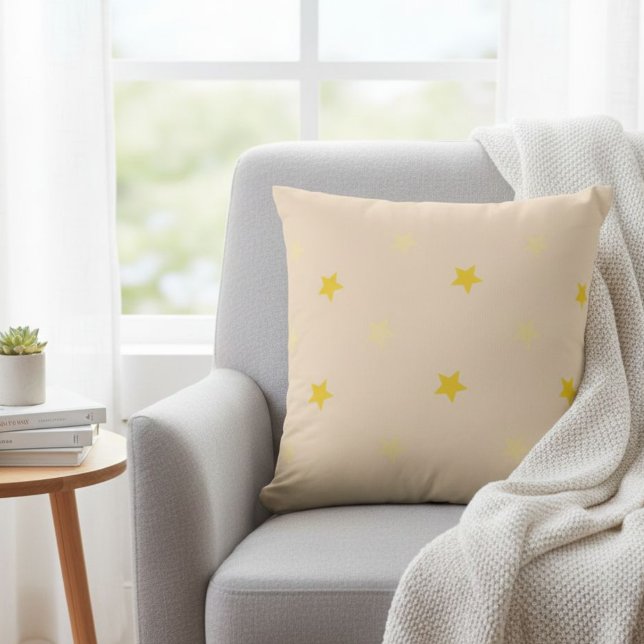 Almofada sparkling star cushion - beige cushion (Criador carregado)