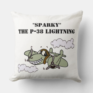 Almofada Sparky, o P-38