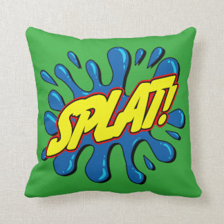 Almofada Splat - sinal/travesseiro cómicos