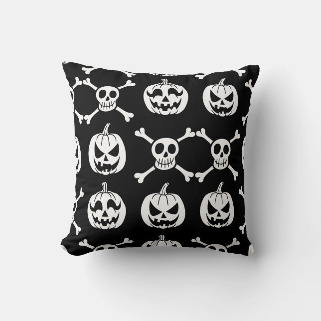 Almofada Spooky Halloween Pattern (Frente)
