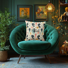 Almofada Spooky Specters Travesseiro de Halloween Fantasmas