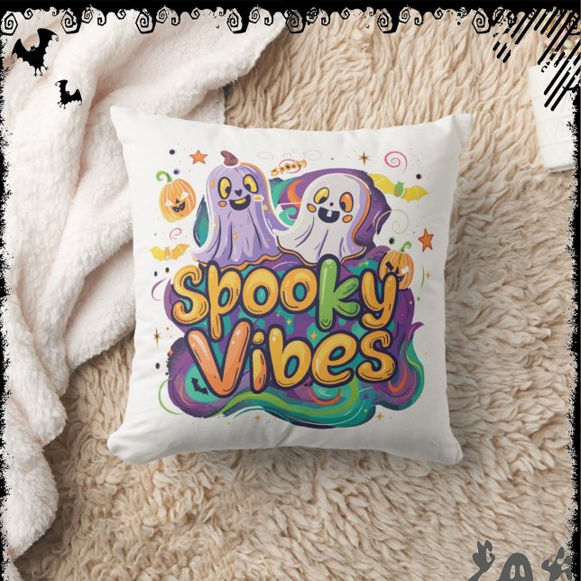 Almofada Spooky Vibes | ExDesigner | Halloween (Criador carregado)