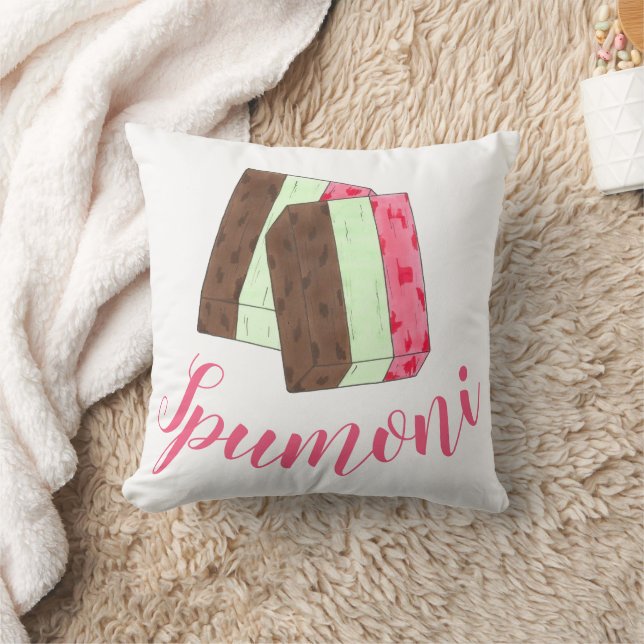 Almofada Spumoni Italiano Gelato Sorvete Dessert Spumone (Cobertor)