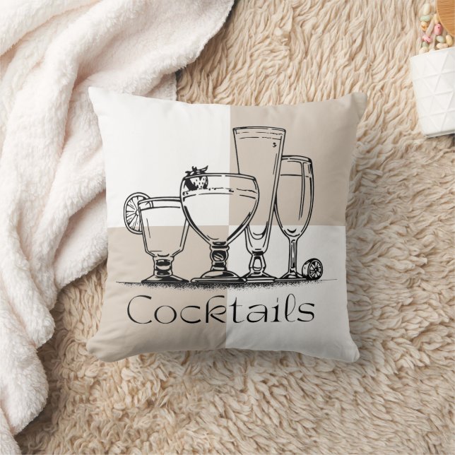 Almofada Square Cocktails Pillow (Cobertor)
