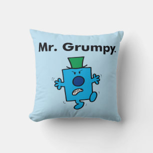 Almofada Sr. Meninos Sr. Grumpy é um Rabugento