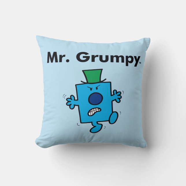 Almofada Sr. Meninos | Sr. Grumpy é um Rabugento (Frente)
