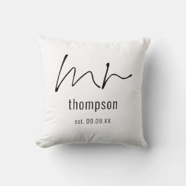 Almofada Sr Roteiro Noivo a Ser Nome Lembrança