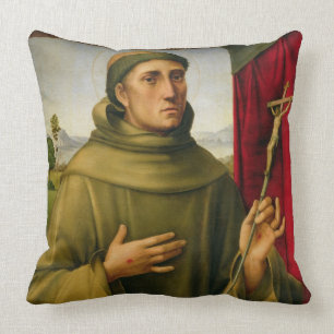 Almofada St Francis de Assissi, c.1490 (tempera no painel)
