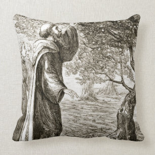 Almofada St. O Columba muda a fruta amarga no doce, de