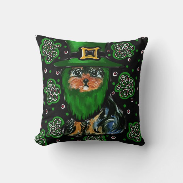 Almofada St. Patty Yorkie Poo (Frente)
