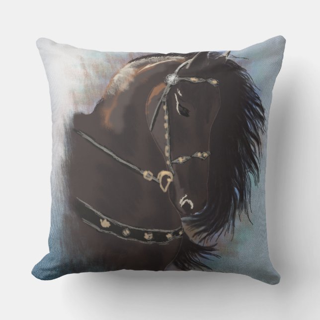 Almofada Stallion Portrait - Travesseiro (Frente)