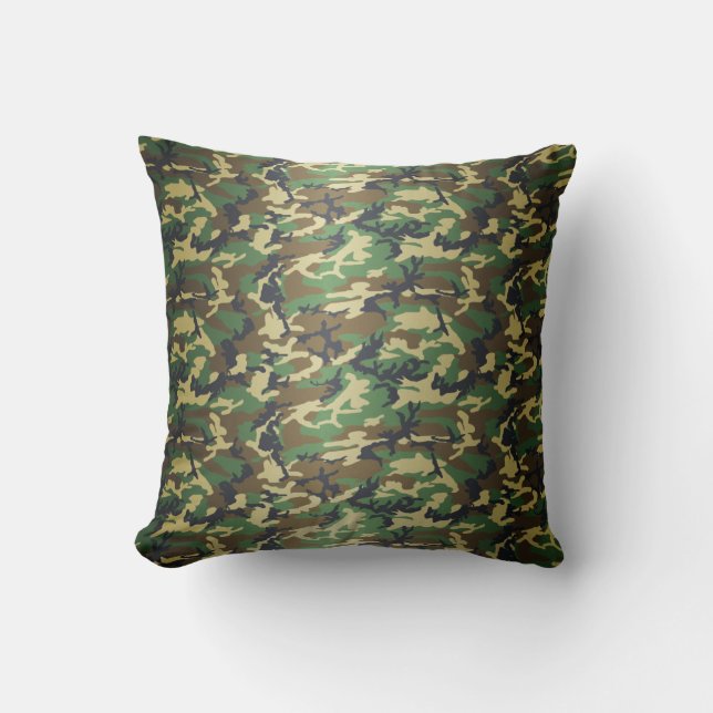 Almofada Standard Woodland Camo (Frente)