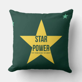 Almofada Star Power — 90s Retro Throw Pillow 