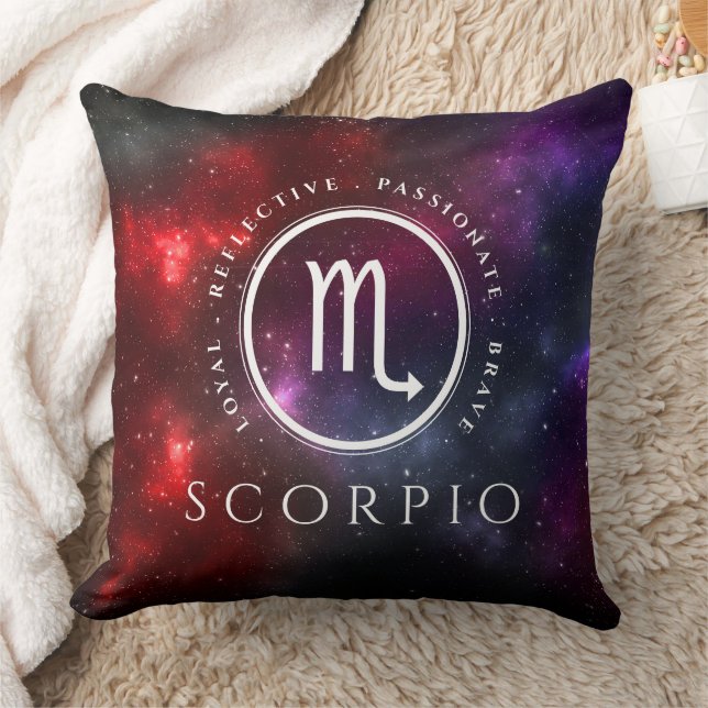 Almofada Starfield Scorpio Scorpion Western Zodiac (Cobertor)
