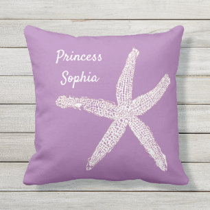 Almofada Starfish Coastal Beach Lavanda Modelo Cute