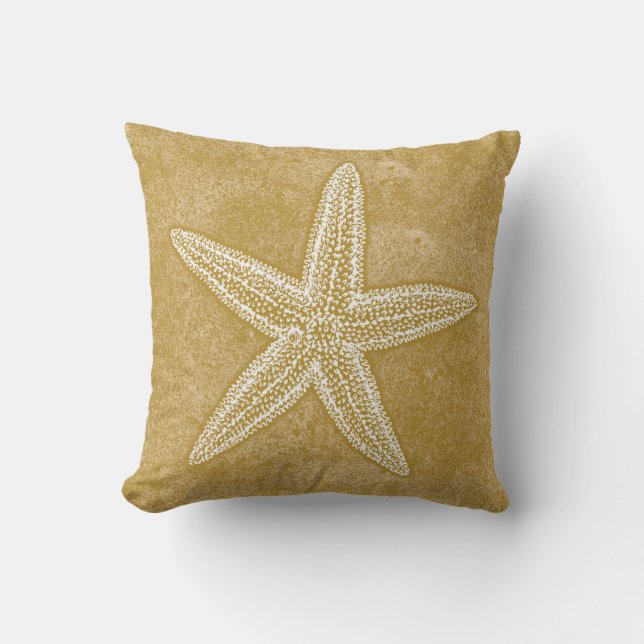 Almofada Starfish Tan Sand (Frente)
