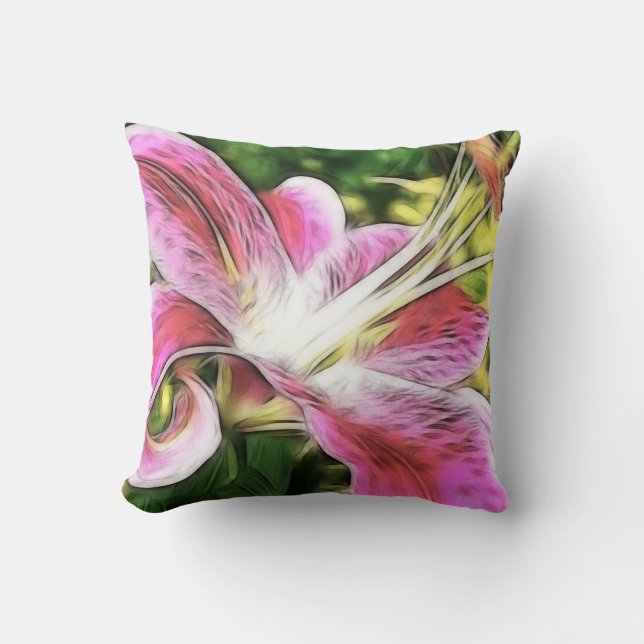 Almofada Stargazer Lily Floral (Frente)