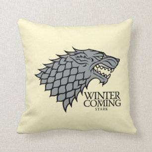 Almofada Stark Sigil - O Inverno Está Chegando