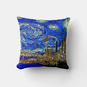 Almofada Starry Night Crescent City